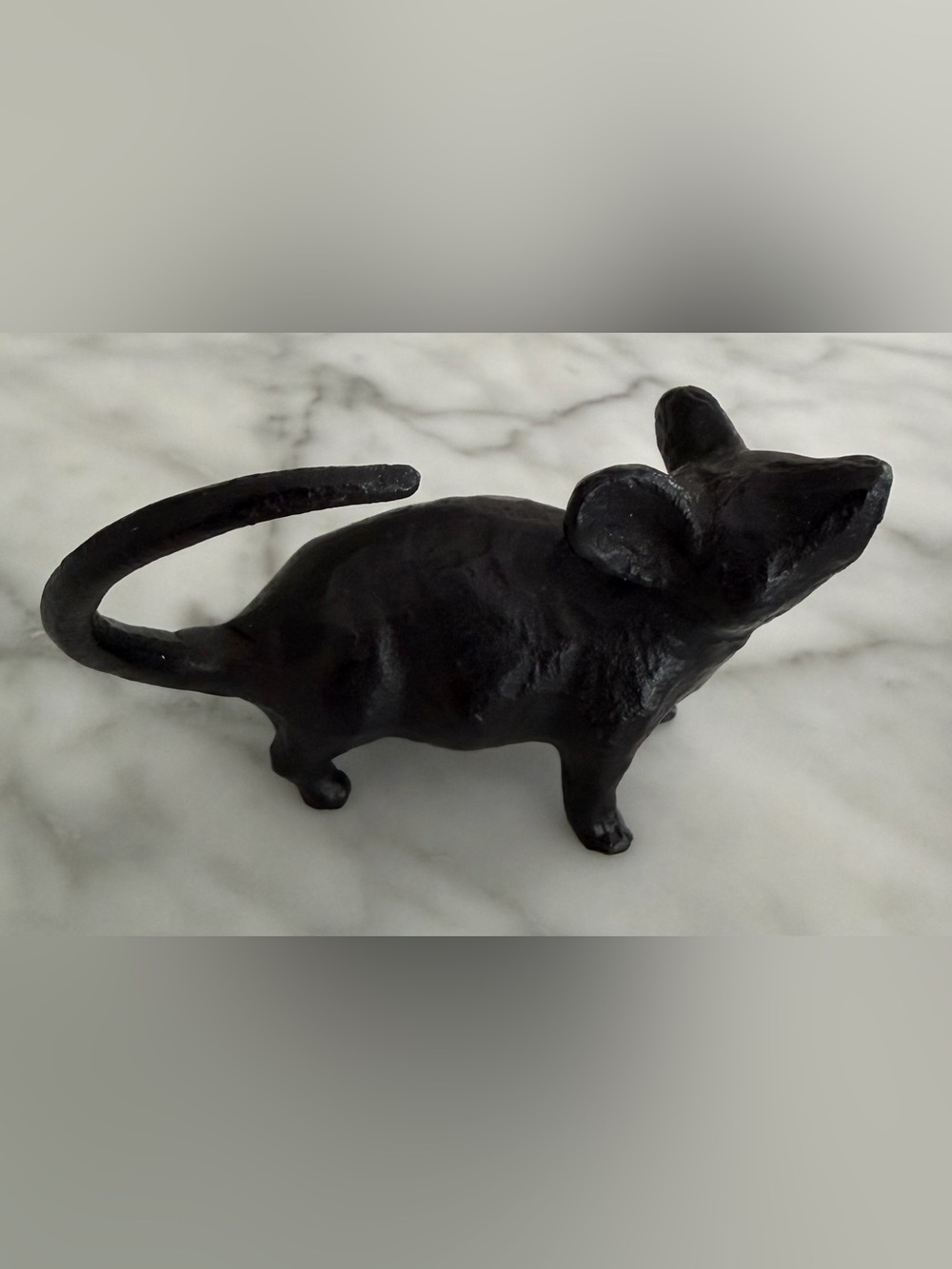2 POTTERY BARN Halloween Thanksgiving Mice Mouse Metal Sculpted Bronze RETIRED - Picture 3 of 7